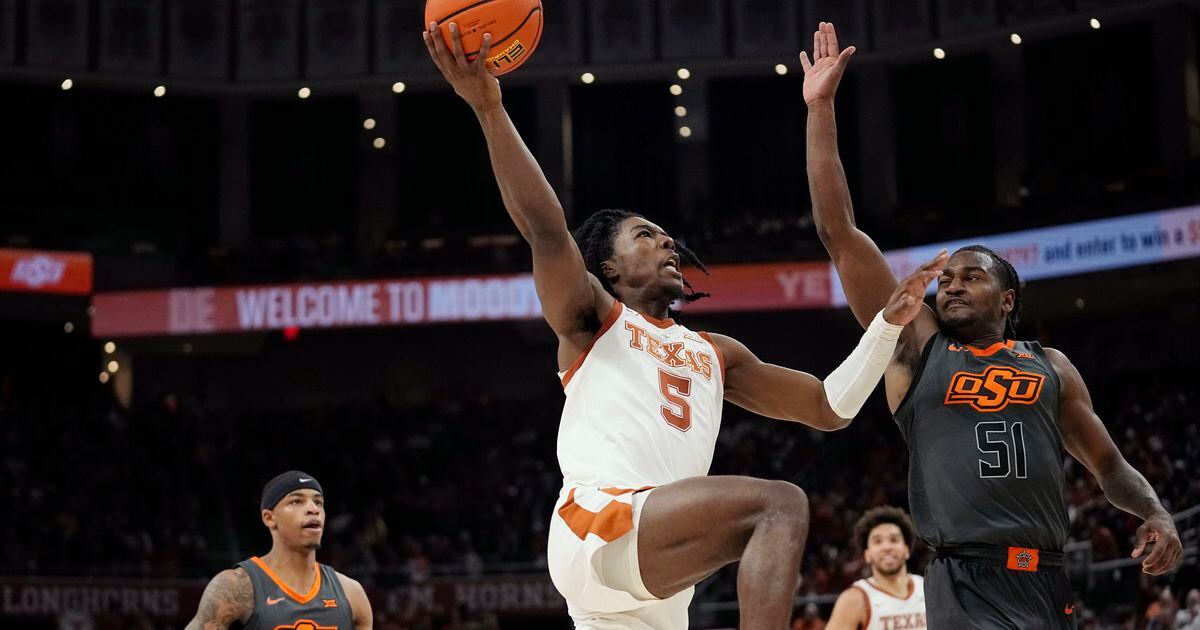 Marcus Carr’s 21 points pace No. 10 Texas over Cowboys 89-75