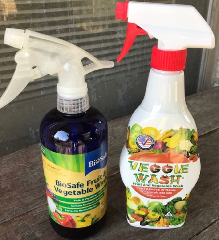 DIY Natural Fruit and Veggie Wash Spray + Soak (3 Recipes)