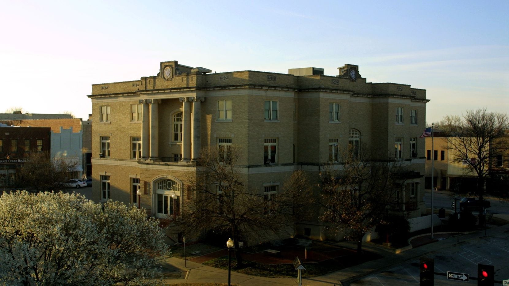03/13/03  The Old Collin County Courthouse on the square in McKinney. The building was named...