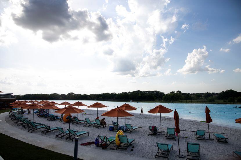 Th Crystal Lagoon at Windsong Ranch opened in late June to the community's residents.