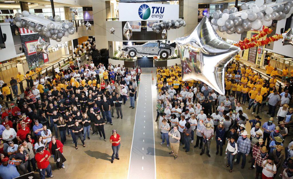 TXU Energy, whose employees are seen at a 2015 rally, was expected to be hit hard by...