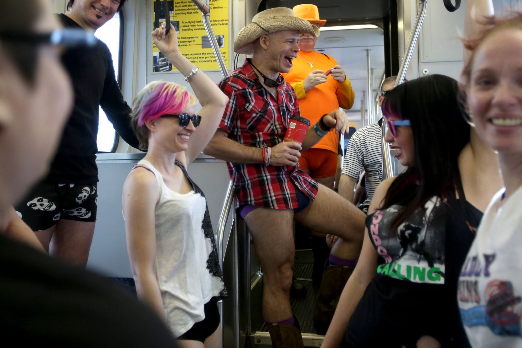 It's a panty rave! Strip down for pantsless dance party