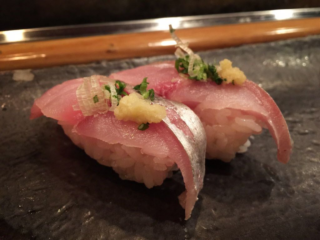 Spanish mackerel sushi 