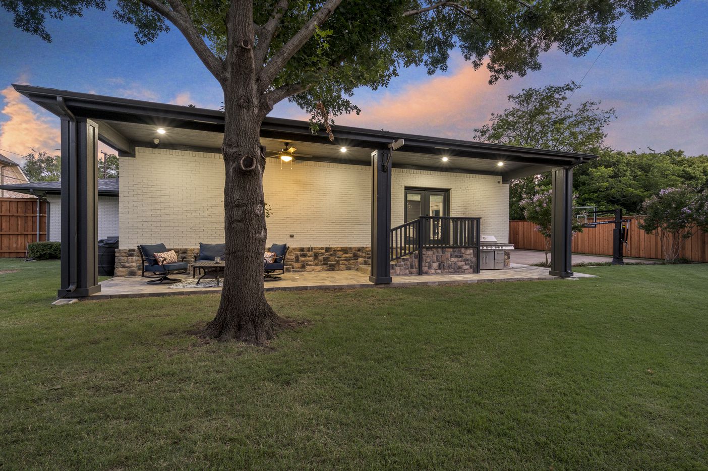 A look at the property at 3971 Merrell Road in Dallas.