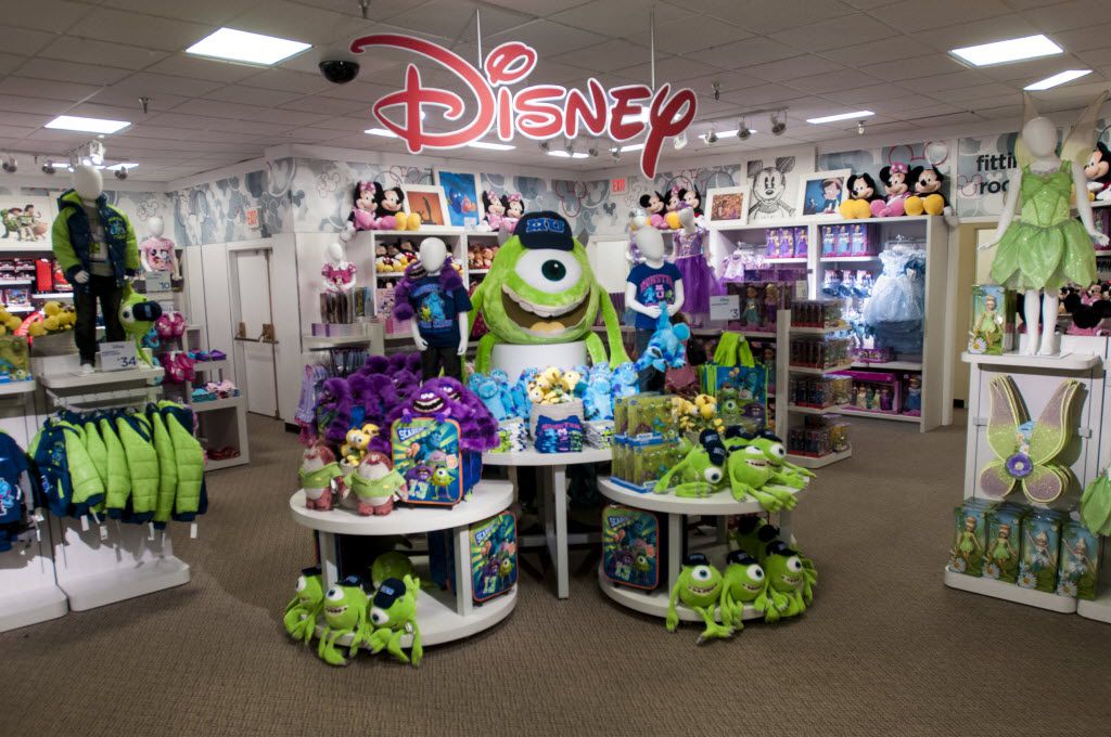 One of the first Disney shops installed inside a J.C. Penney store.