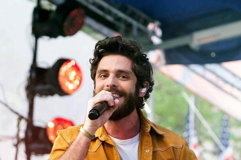 Thomas Rhett performed on NBC's "Today" show at Rockefeller Plaza on May 31, 2019, in New York.