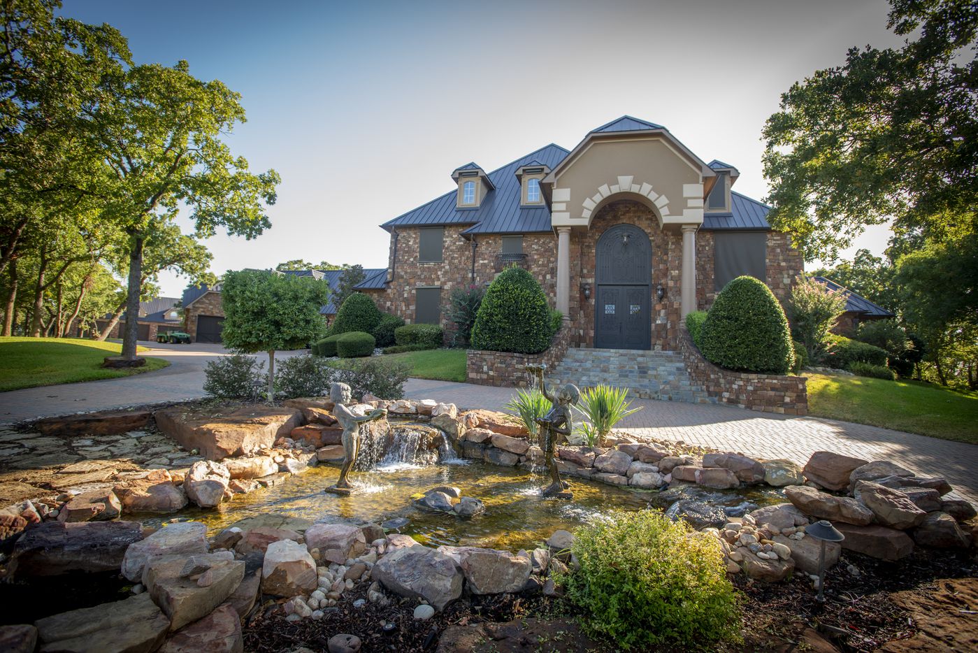 Exterior of main house at 5101 Kensington Ct., in Flower Mound, Texas on August 19, 2020....