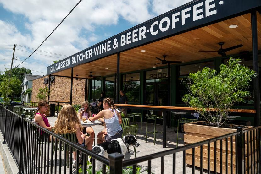 When Roy Pope Grocery reopened in Fort Worth in 2021, it had a new patio, coffee and wine bar.