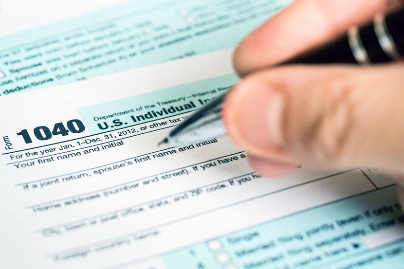 Formulario para declarar impuestos al IRS. iSTOCK
