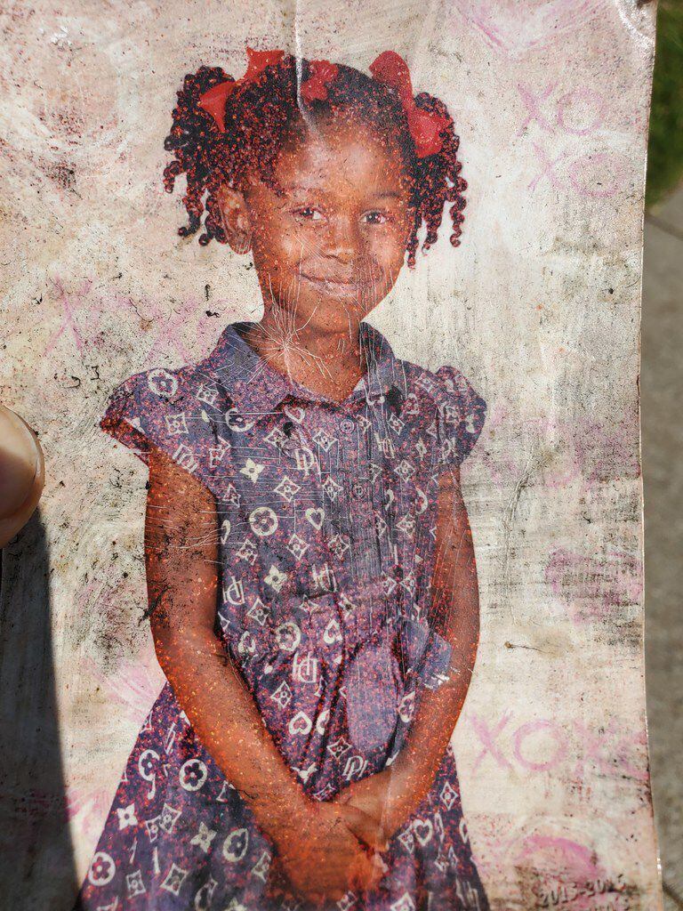 A photo of 9-year-old Brandoniya Bennett. She was killed when someone fired into an...