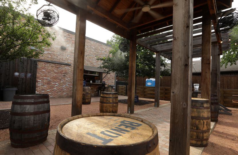 Bendt Distilling in Lewisville only recently opened back up its outdoor whiskey garden. It...