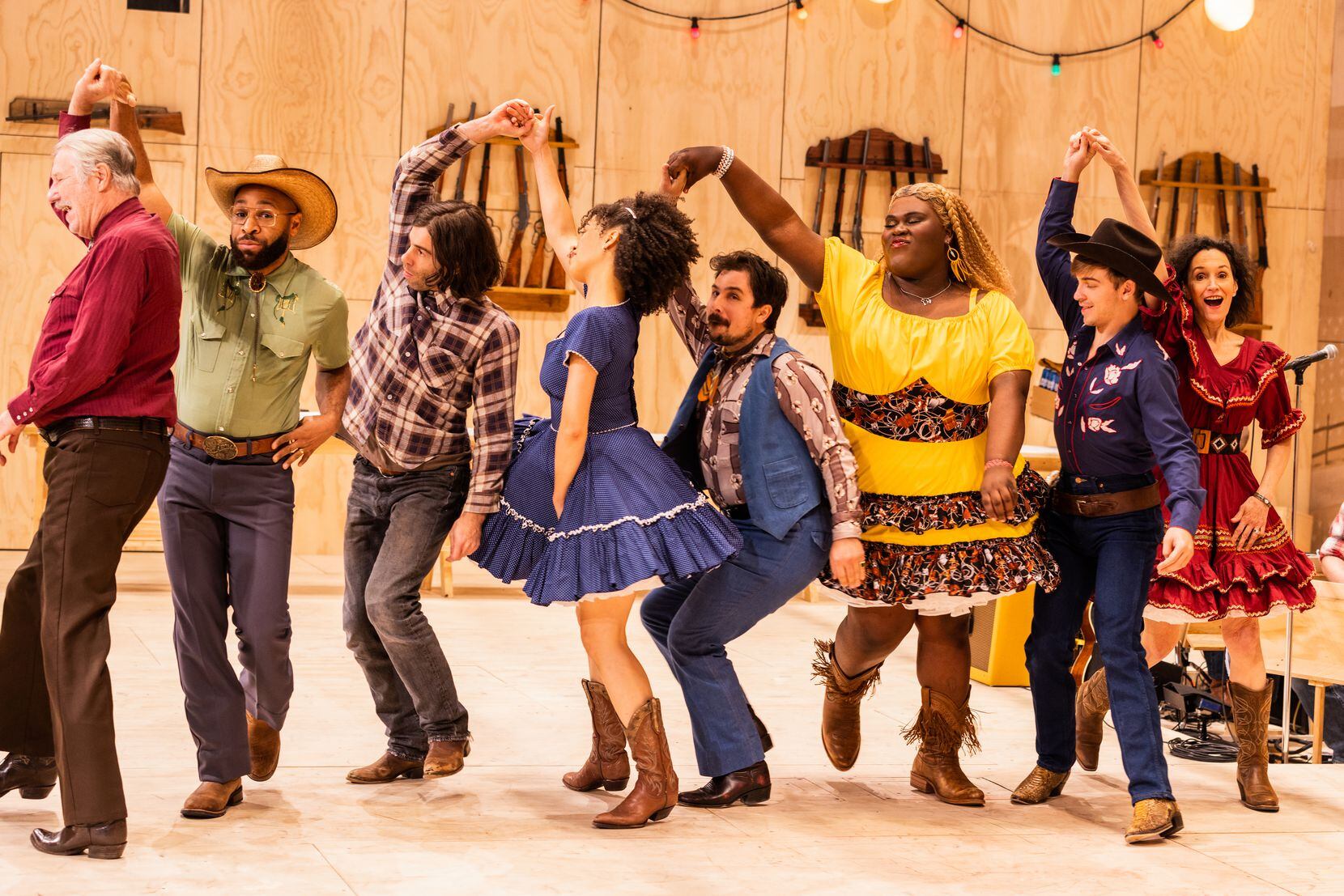 The company of the national tour of "Oklahoma!"