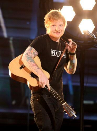 Ed Sheeran. Foto AP.