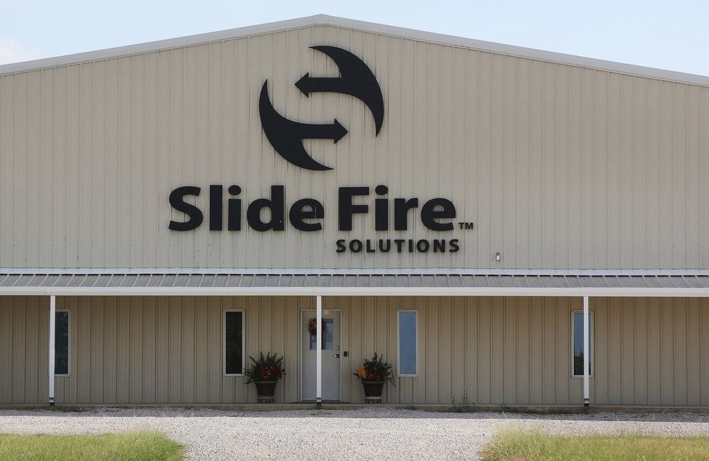The Slide Fire plant, which is the manufacturing site of a gun attachment called a bump...