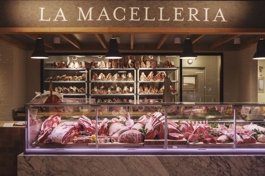 La Macelleria, the butchers section at Eataly.