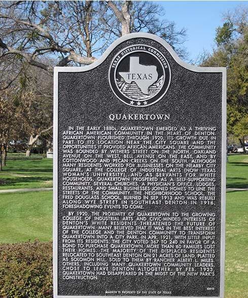 A state historical plaque air brushes the city's terrible actions by claiming that...