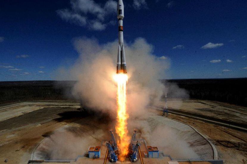 Russia launched the Soyuz 2.1a rocket in 2016 into space to release three satellites. 