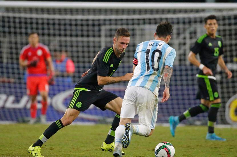 Lionel Messi y Argentina enfrentaron a México en septiembre en Arlington. Foto DMN
