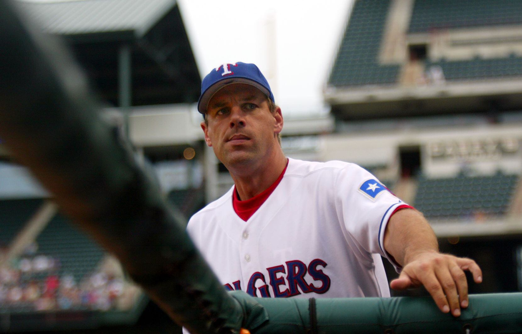 John Wetteland, shown as Texas Rangers pitching instructor in 2004.