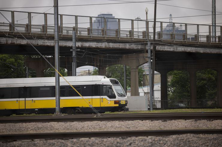 One person is dead and four people were injured after a driver crashed into a DART train...
