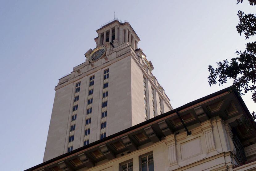 The Main Bell Tower at the University of Texas. 