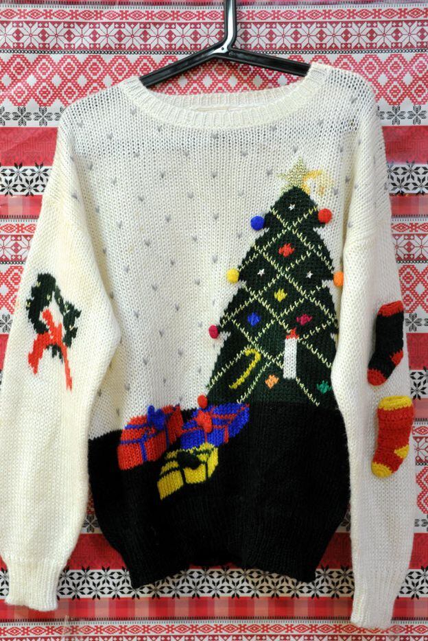 Buy Tacky Christmas Sweaters, Dallas, 80's Vintage Christmas Sweaters -  Dallas Vintage Clothing & Costume Shop