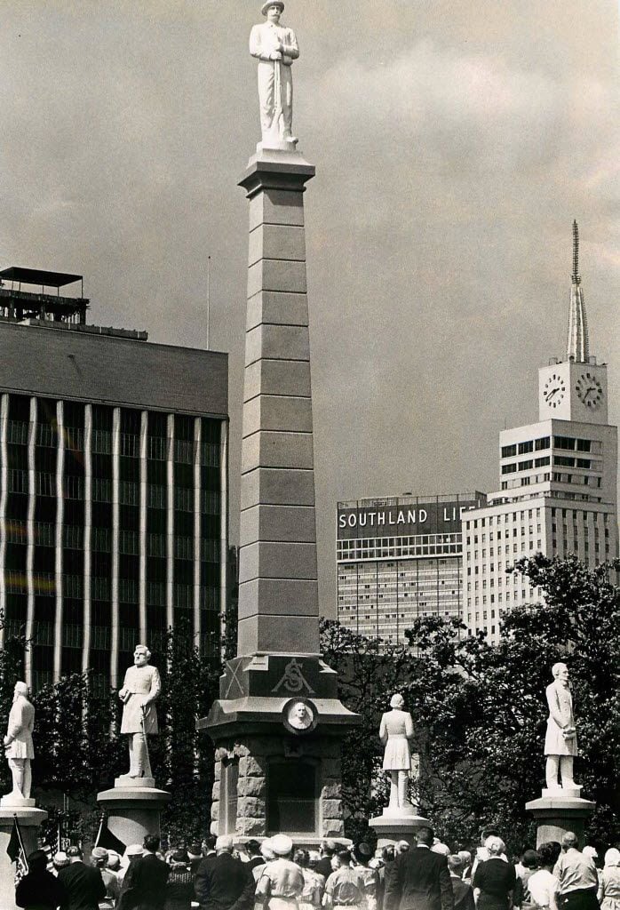 Published August 30, 1962 - Rebel relatives rededicated the Confederate Monument Sunday in...