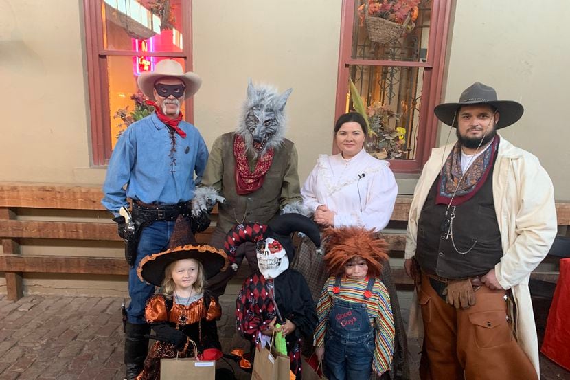Fort Worth's Stockyards Station will have trick-or-treating and face painting for children...
