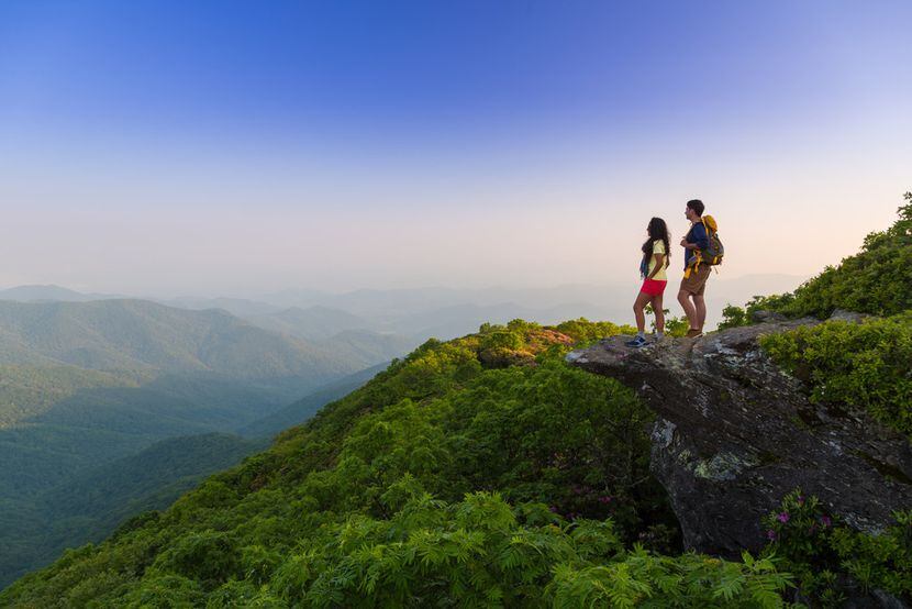The scenic Blue Ridge Mountains offer plenty of hiking trails near Asheville, N.C. 