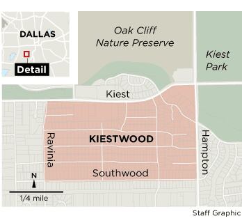 Kiestwood's neighborhood boundaries