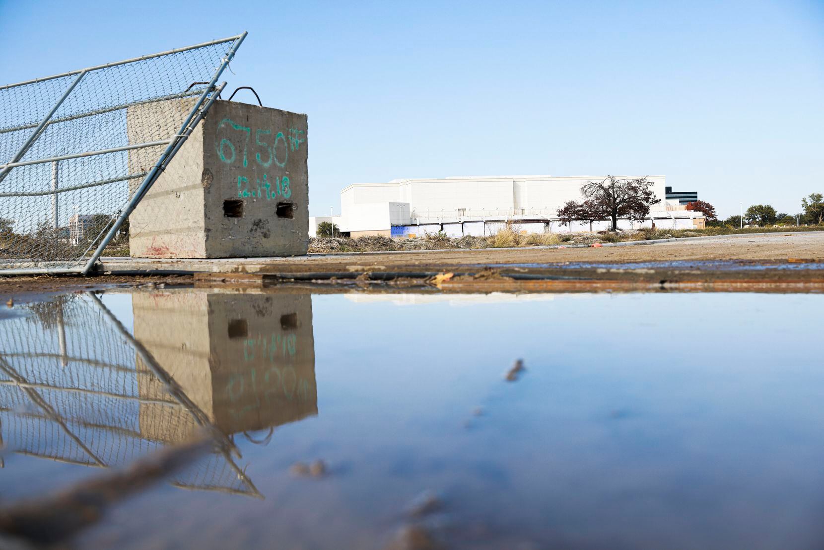 The Valley View Center site, photographed Monday, has attracted vandals and vagrants.