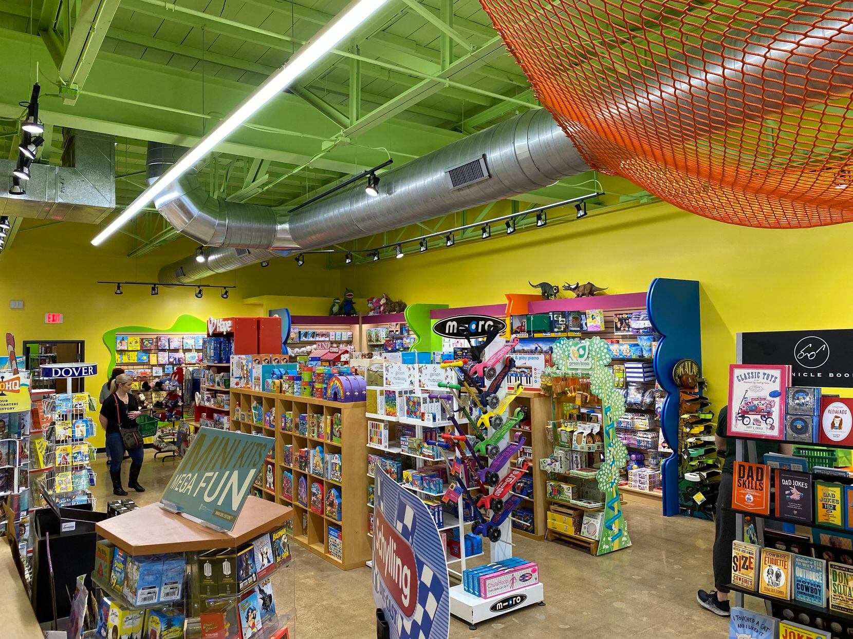 The inside of the new Froggie's 5 & 10 toy and gift shop location in Hillside Village...