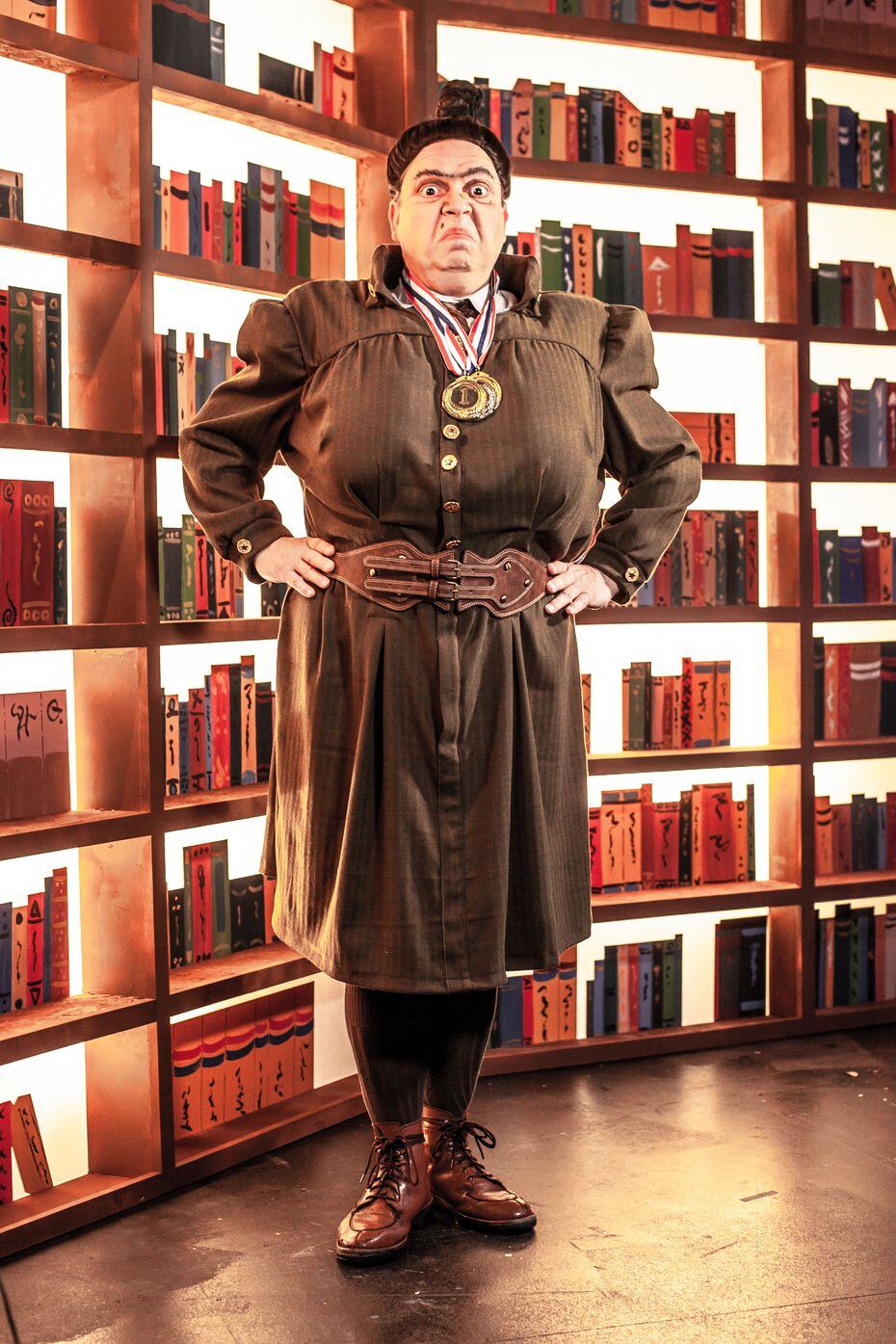 BJ Cleveland as Miss Trunchbull in Casa Mañana's production of "Matilda the Musical."