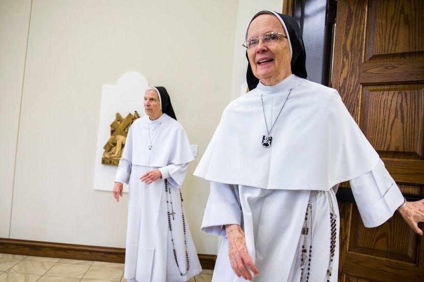 Sister Joseph Andrew Bogdanowicz (right) and Mother Assumpta Long, both foundresses of the...