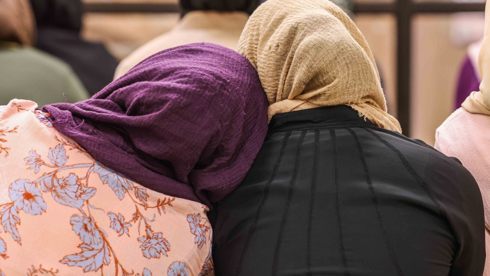 A group of Muslim women attended an afternoon prayer and lecture at the East Plano Islamic Center on Aug. 27, 2021.