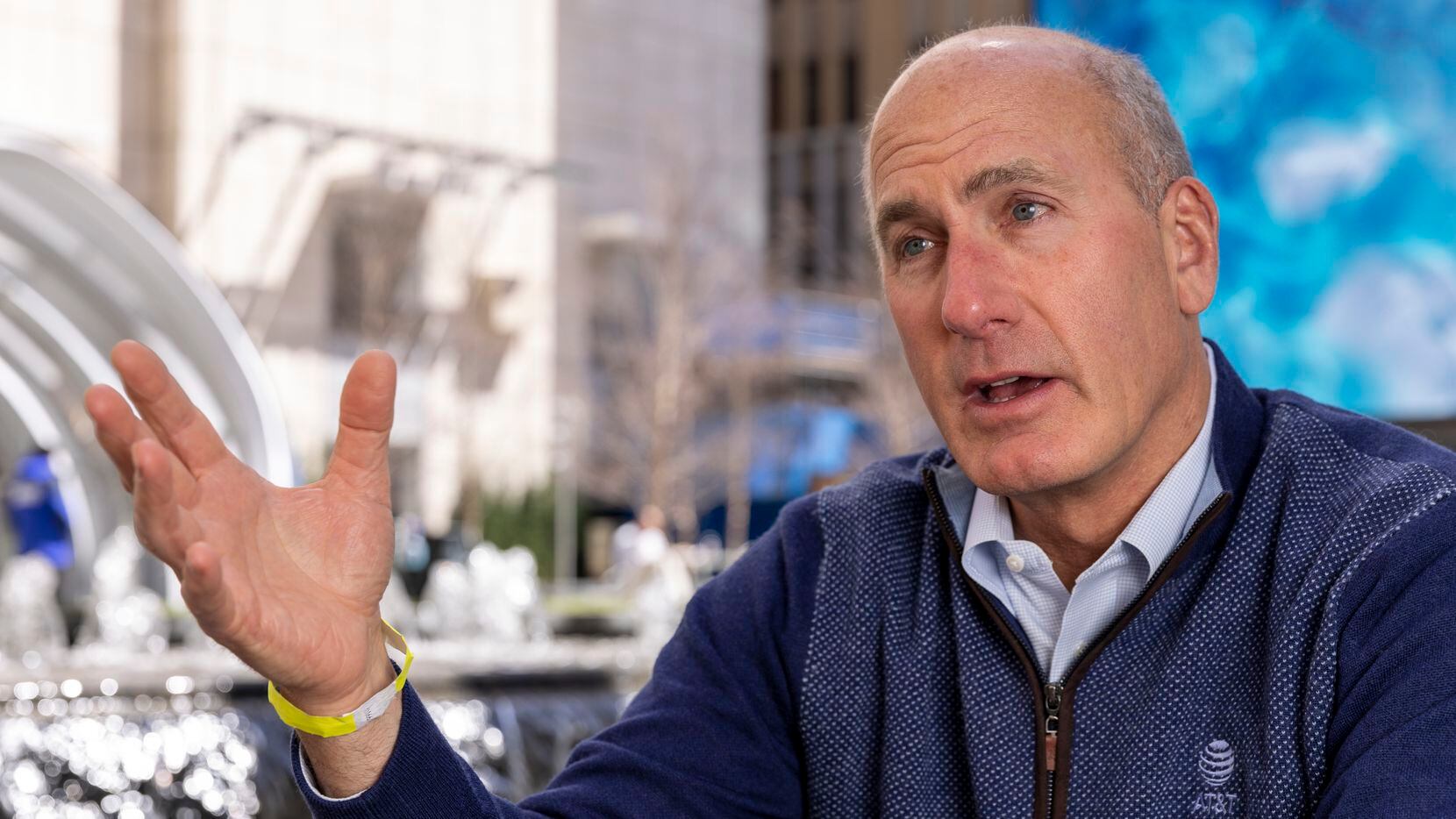 AT&T CEO John Stankey said spinning off WarnerMedia has freed him up from distractions so he...