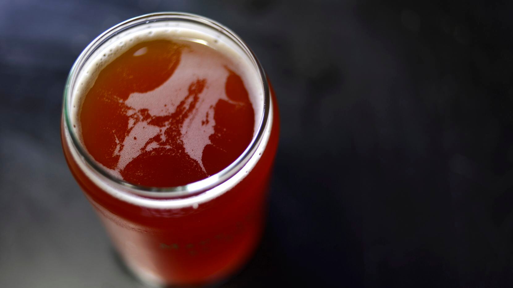 A freshly poured glass of beer at a tasting event held by Martin House Brewing Company in Fort Worth, Texas on Saturday, Sept. 13, 2014.