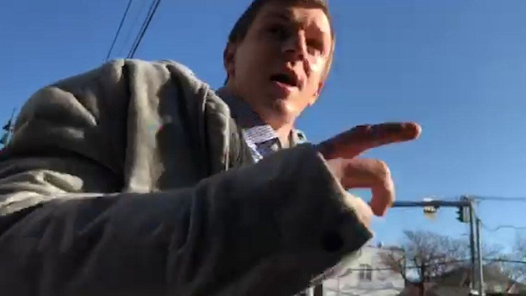 James O'Keefe, the founder of Project Veritas, declined to answer questions from The...