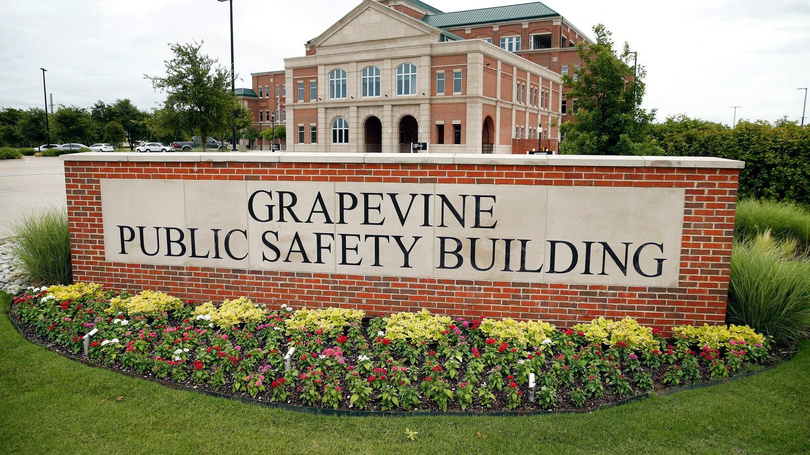 An exterior view of the Grapevine Public Safety Building in Grapevine, Texas, Tuesday, June 23, 2020. The three buildings on site house the Police Department, Fire Administration, Courts, Information Technology Department and Logistics. (Tom Fox/The Dallas Morning News)
