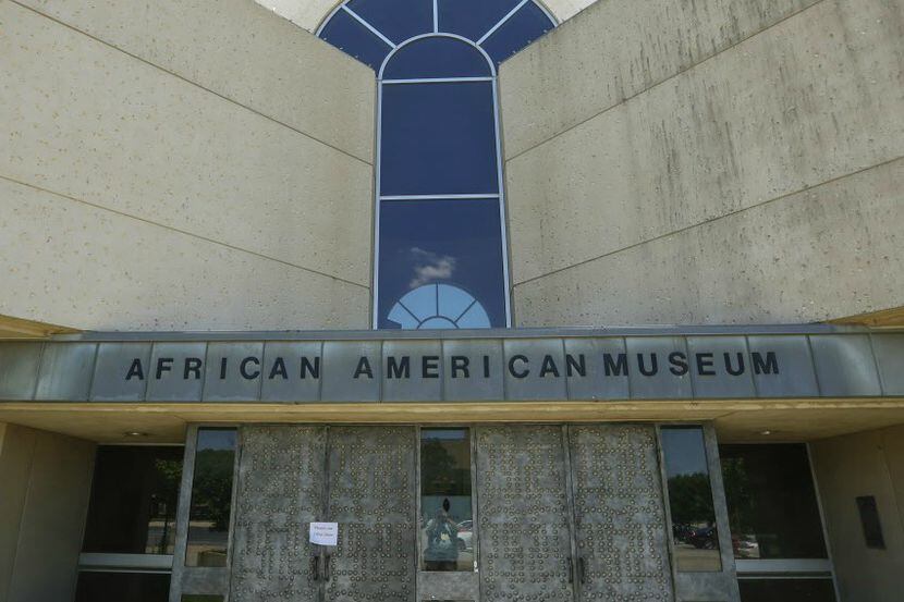 Main entrance to the African American Museum, located at Fair Park, south of downtown Dallas. 