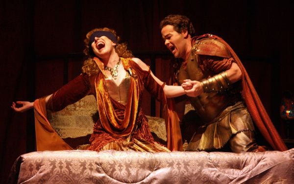 Ava Pine and Scott Scully star in Fort Worth Opera's "Lysistrata" at Bass Performance Hall.