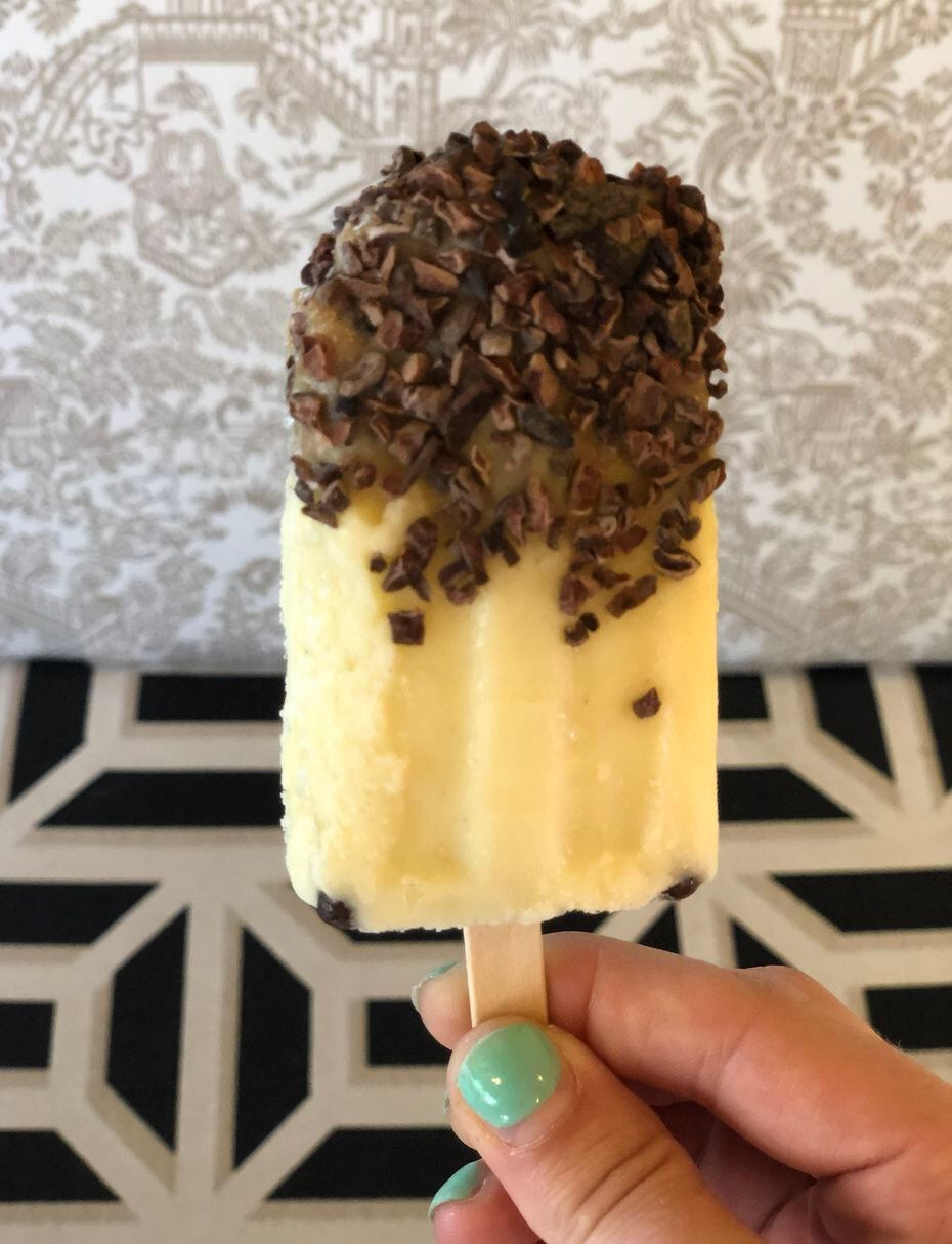 The espresso popsicle at Cafe Duro in Dallas is a refreshing treat, especially in the...