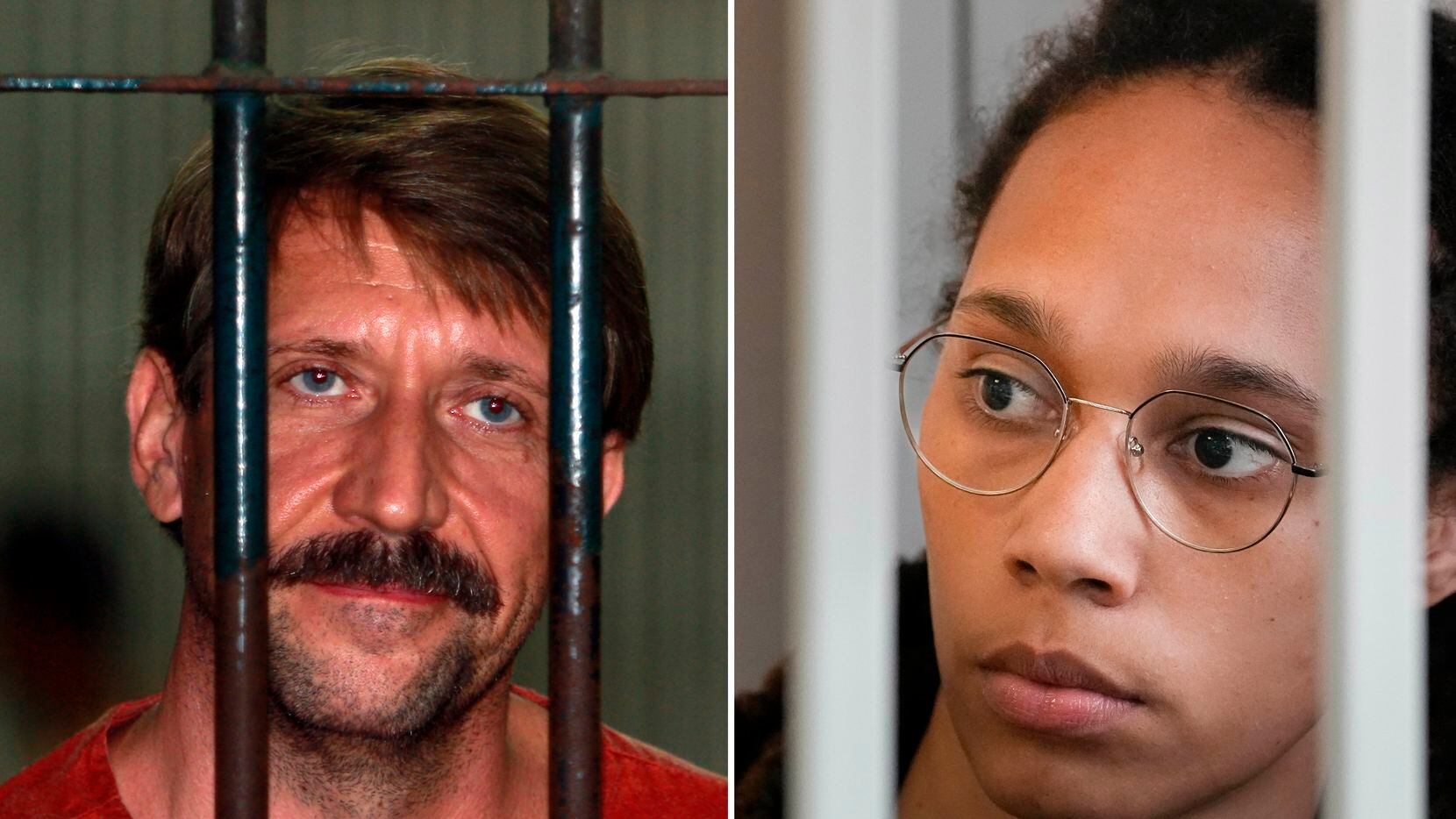 FILE - This combo of images shows Viktor Bout, left, a suspected Russian arms dealer at the...