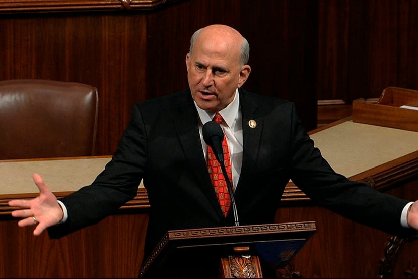 Rep. Louie Gohmert, R-Texas, speaks during the House of Representatives debate on...