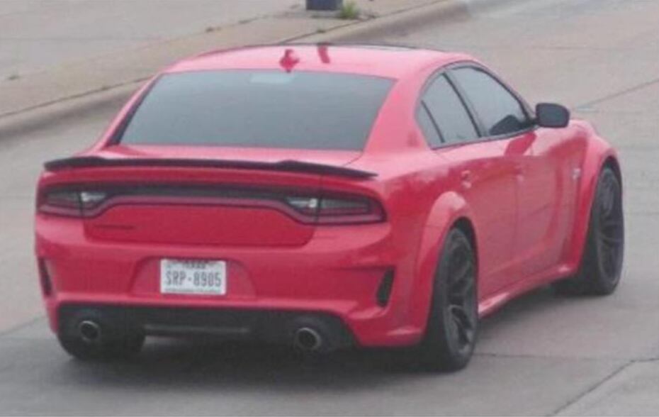 Police described Harris' vehicle as a 2021 Dodge Charger.