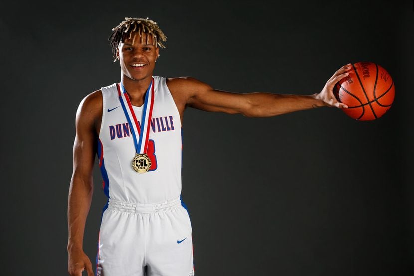 FILE - Duncanville senior Jahmi'us Ramsey poses for a photograph in The Dallas Morning News...