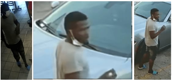 Police released these images of a suspect on Friday.