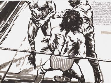 The latest volume of Orange Crush features the rare wrestling drawings of punk rock legend...