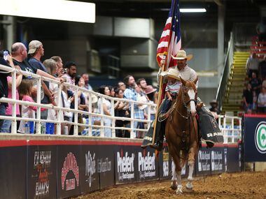 Rodeo fans enjoy show during the first day of competition for the Mesquite ProRodeo at Mesquite Arena last June. The city has canceled the annual Rodeo Parade for the second consecutive year because of COVID-19.