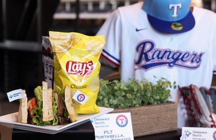 Globe Life Field introduces a massive burger ahead of the Texas Rangers  season opener